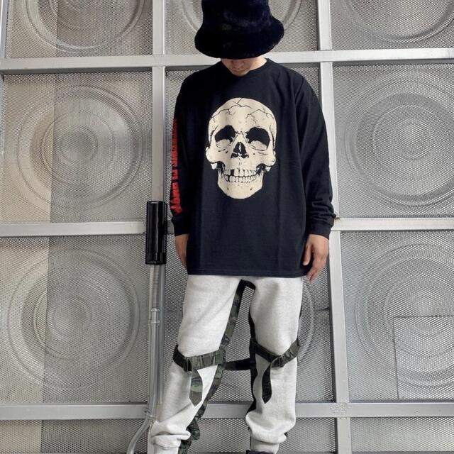 HYSTERIC GLAMOUR - 極美品　ヒステリックグラマー　SKULL HEAD オーバーサイズTシャツ