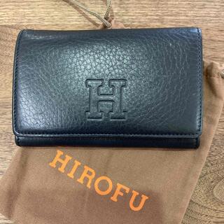 HIROFU ヒロフ　二つ折り財布　新品　ブラック☆お値下げ☆