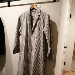 ビューティアンドユースユナイテッドアローズ(BEAUTY&YOUTH UNITED ARROWS)のストライプコート【Beauty＆Youth】(ロングコート)