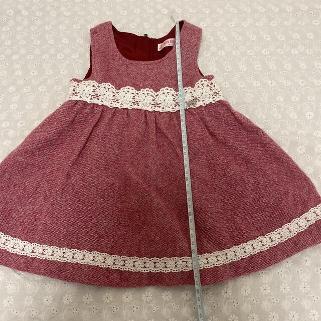 mezzo piano(メゾピアノ)のメゾピアノ　90ワンピース キッズ/ベビー/マタニティのキッズ服女の子用(90cm~)(ワンピース)の商品写真