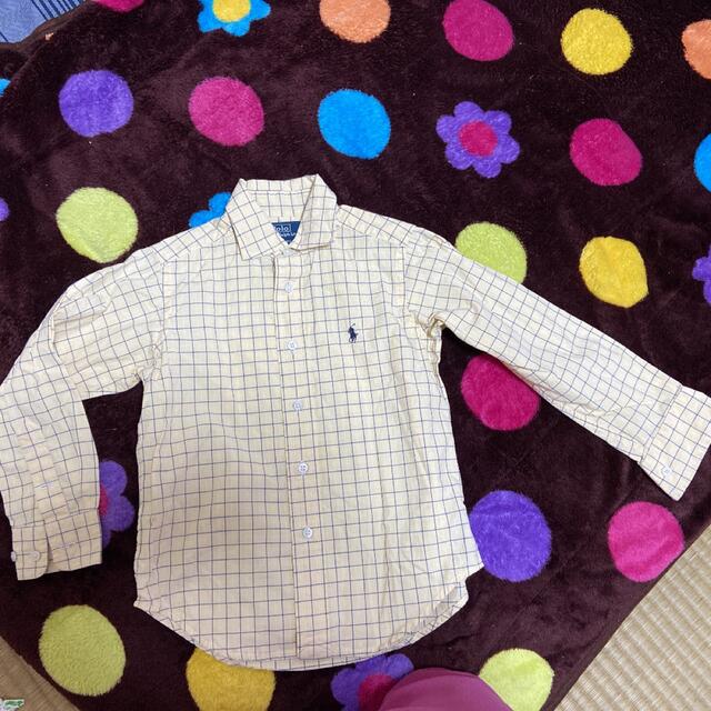 POLO RALPH LAUREN(ポロラルフローレン)のラルフローレン　ポロシャツ　長袖　110cm キッズ/ベビー/マタニティのキッズ服男の子用(90cm~)(Tシャツ/カットソー)の商品写真