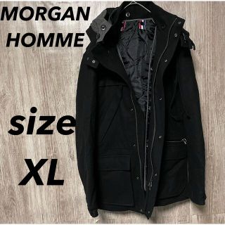 MORGAN HOMME モルガンオム ダッフルコート メンズ XL