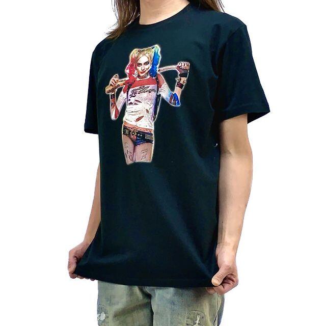 【プリント Tシャツ】新品 ハーレイクイン ブラック スケーター ファッション 1
