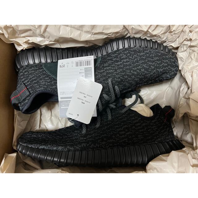 靴/シューズ新品 adidas yeezy boost 350 BLACK 27.5