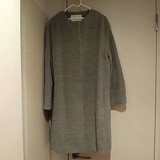 Ballsey - Ballsey アルパカシャギー ノーカラーコートの通販|ラクマ