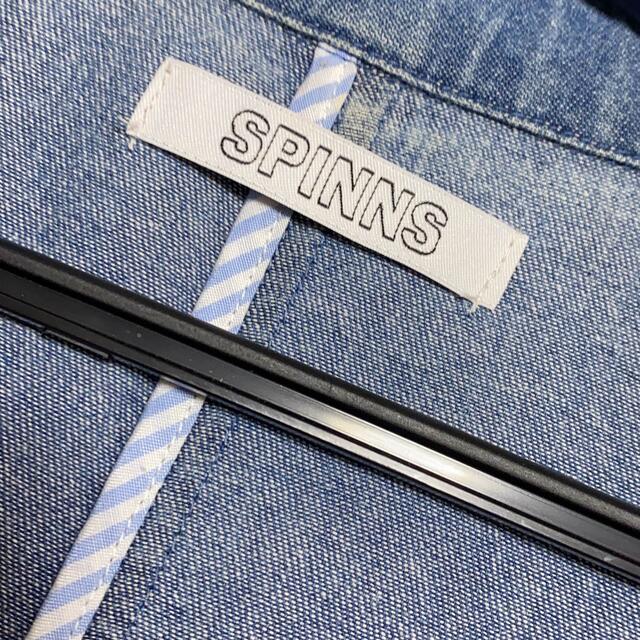 SPINNS(スピンズ)のデニムコート メンズのジャケット/アウター(Gジャン/デニムジャケット)の商品写真
