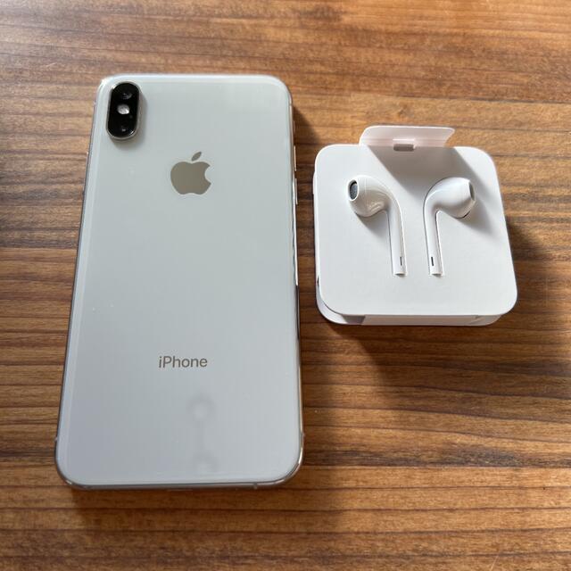 iPhone(アイフォーン)のiPhone Xs Silver 64GB SIMフリー スマホ/家電/カメラのスマートフォン/携帯電話(スマートフォン本体)の商品写真