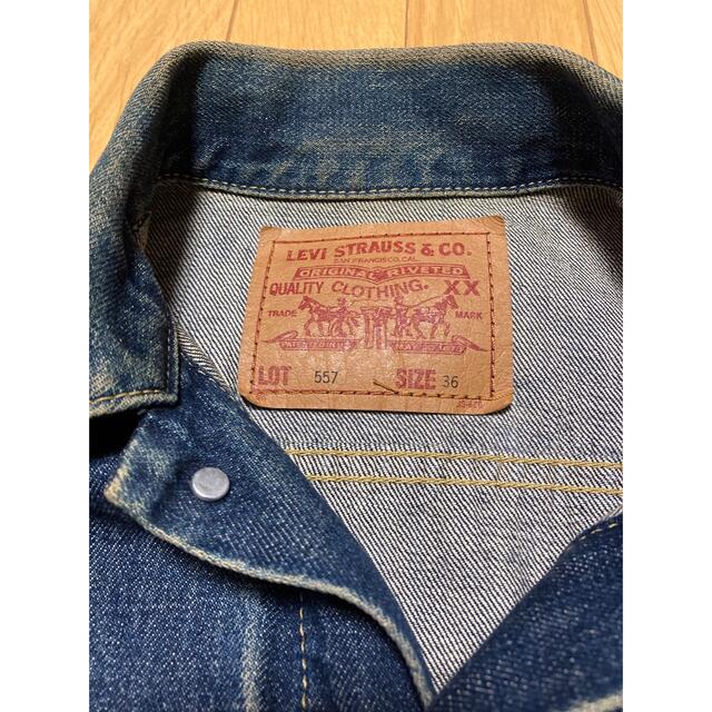 Levi's 557 オリジナル サード Gジャン 3rd 34-36-