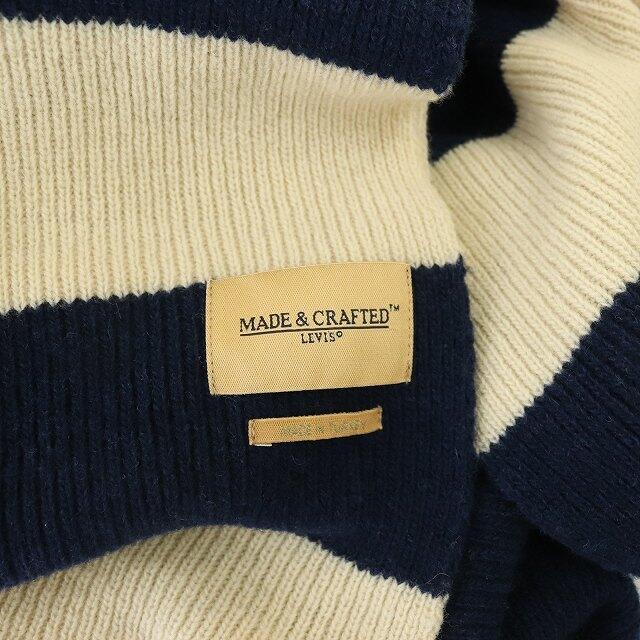 Levi's 大判 ボーダー ベージュ 紺の通販 by ベクトル ラクマ店|リーバイスならラクマ - リーバイス ストール ショール マフラー ニット 爆買い人気