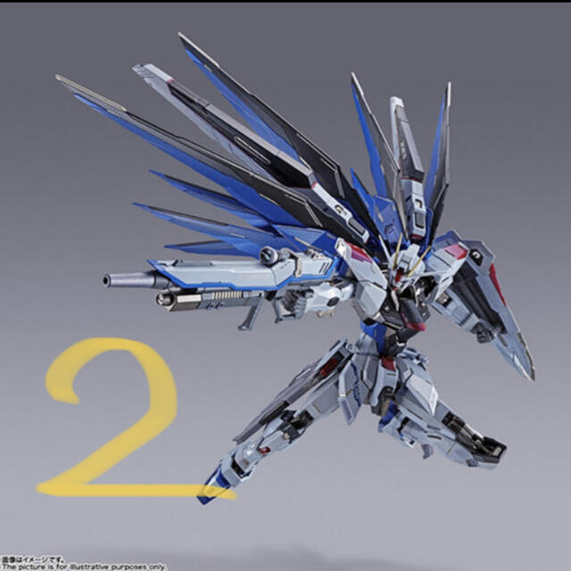 BANDAI(バンダイ)の新品 2個 METAL BUILD フリーダムガンダム CONCEPT 2 エンタメ/ホビーのおもちゃ/ぬいぐるみ(模型/プラモデル)の商品写真