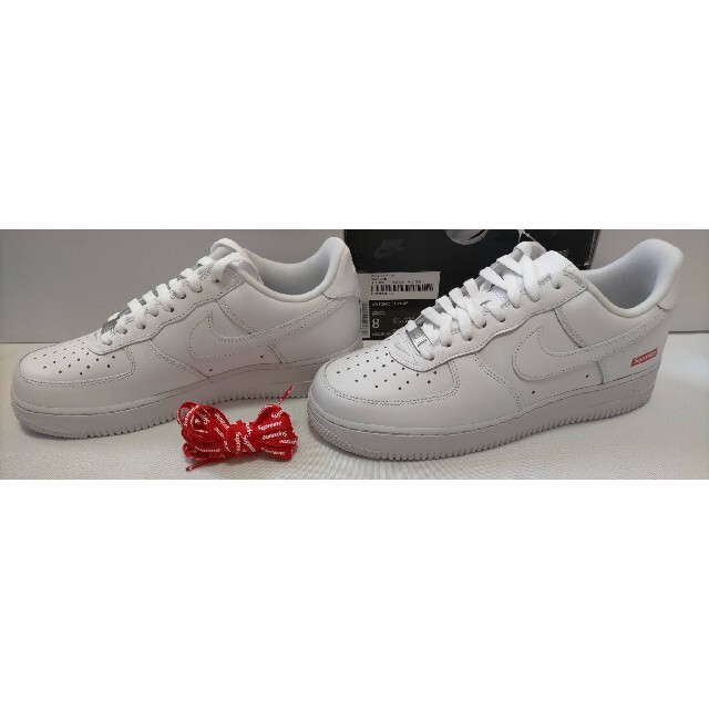 Suprem Nike Air Force 1 AF1 白 26cm 新品 2