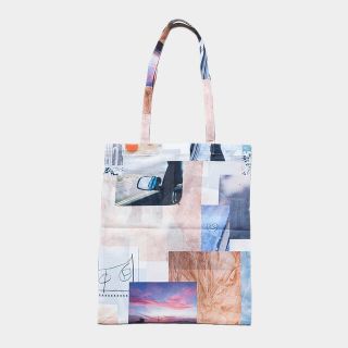 フィーニー(PHEENY)の【新品】PHEENY フィーニー print chiffon tote bag(トートバッグ)