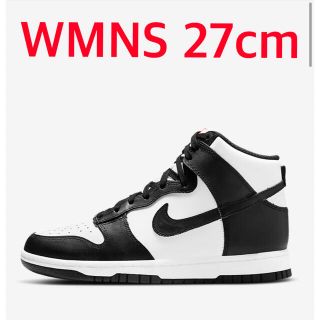 ナイキ(NIKE)のNIKE WMNS DUNK HIGH BLACK AND WHITE(スニーカー)