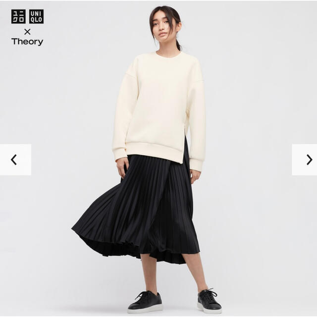 UNIQLO(ユニクロ)のユニクロ　セオリー　プリーツラップスカート  レディースのスカート(ロングスカート)の商品写真