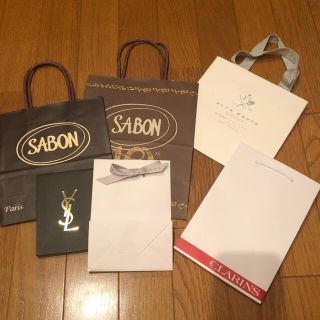 クラランス(CLARINS)のコスメ　ショッパー　sabon acca YSL RMK CLARINS(ショップ袋)