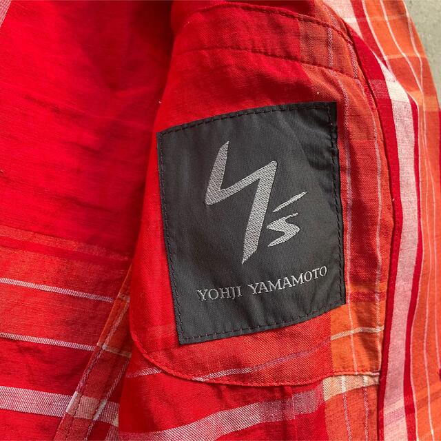 定番限定品 Yohji Yamamoto - 98aw yohji yamamoto シャツ　ジャケット　赤の通販 by ペリペリペリカンshop｜ヨウジヤマモトならラクマ 最安値に挑戦