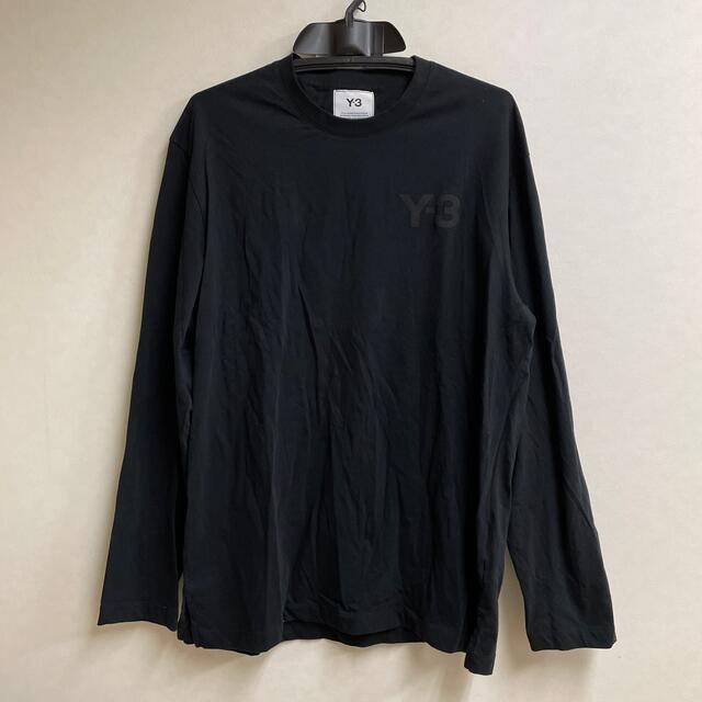 Y-3(ワイスリー)のY3 ロングT 黒 メンズのトップス(Tシャツ/カットソー(七分/長袖))の商品写真