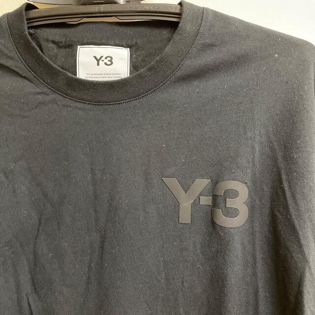 Y-3(ワイスリー)のY3 ロングT 黒 メンズのトップス(Tシャツ/カットソー(七分/長袖))の商品写真