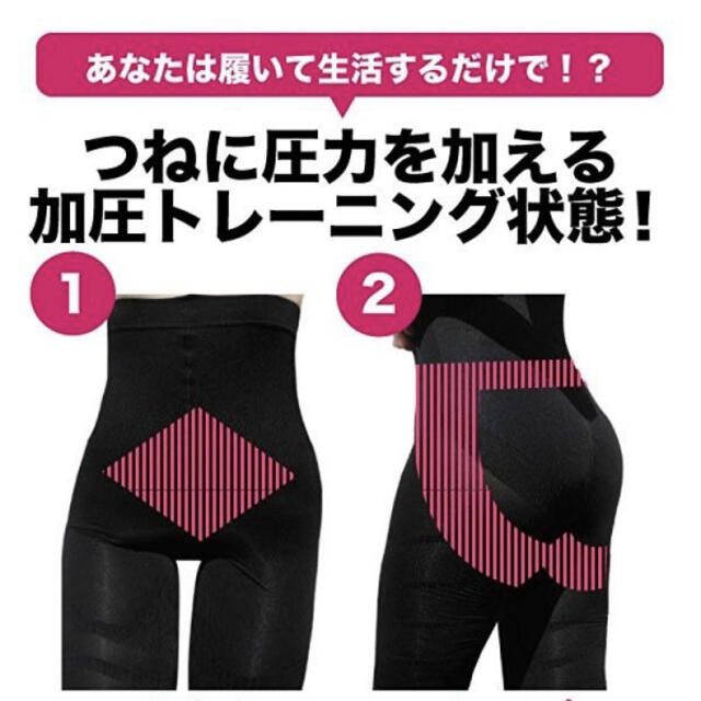 ハイウエストスパッツ 正規品 グラマラ加圧 着圧レギンス 脚痩せ S1枚 コスメ/美容のダイエット(その他)の商品写真