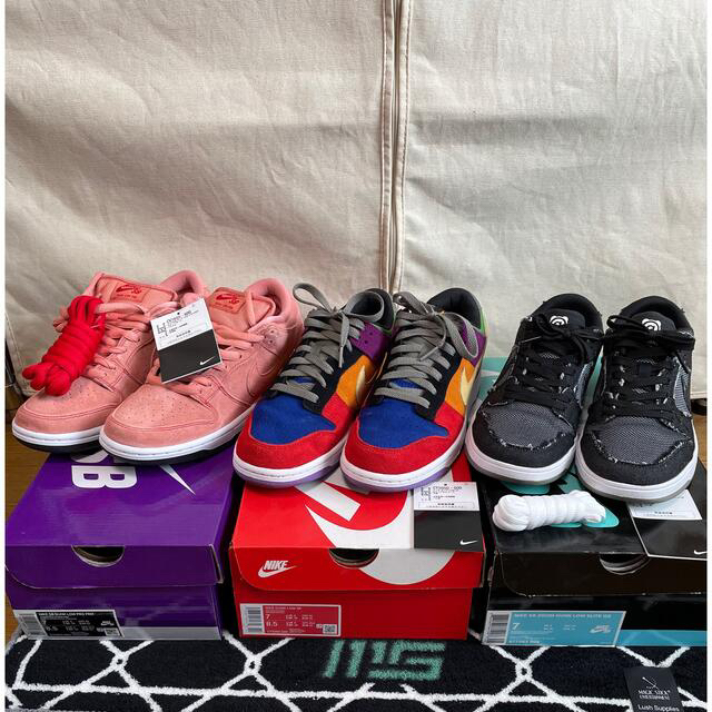 Nike dunk 3足セット 25cm