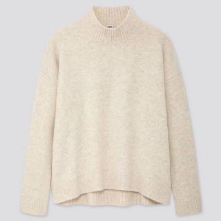 ユニクロ(UNIQLO)のユニクロ　スフレヤーンモックネックセーター(ニット/セーター)