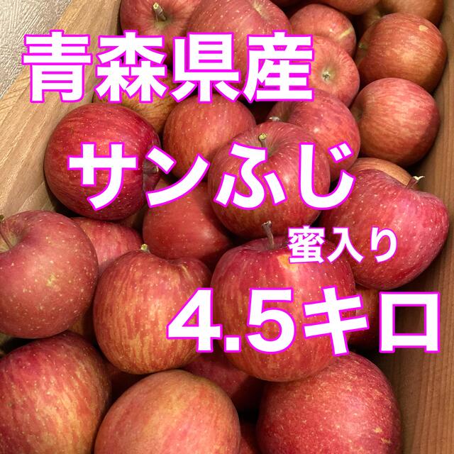 青森県産　サンふじ　4.5キロ 食品/飲料/酒の食品(フルーツ)の商品写真