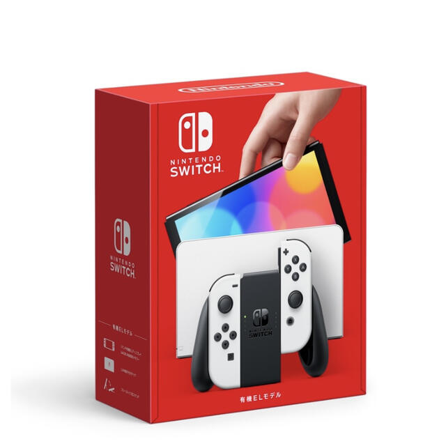 売れ筋がひ新作！ Nintendo Switch - 新品・未開封　任天堂Switch有機ELモデルホワイト 家庭用ゲーム機本体