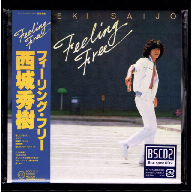 【新品】西城秀樹 Feeling Free/紙ジャケットBlu-Spec CD2