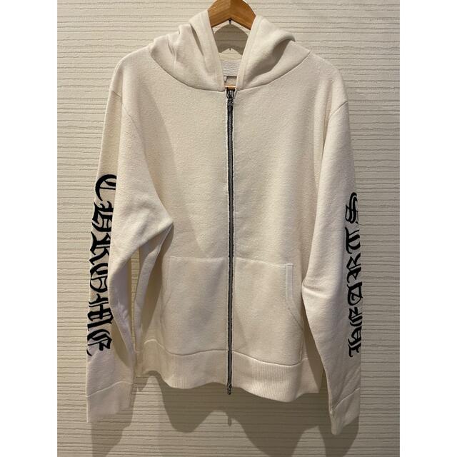 限定セール！】 Chrome Hearts サマーセール‼︎ 希少色アイボリー クロムハーツカシミヤパーカー パーカー 