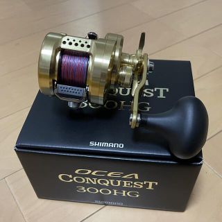 シマノ(SHIMANO)の美品　シマノ　オシアコンクエスト 300HG メタルジグセット(リール)