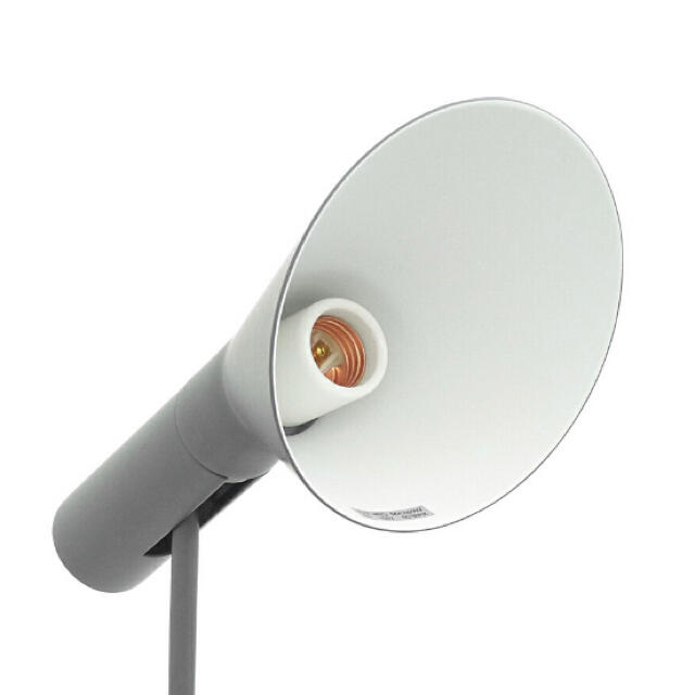 Arne Jacobsen (アルネ・ヤコブセン) AJ テーブルライト グレー リプロダクト品 東芝LED電球付き（電球色） - 1