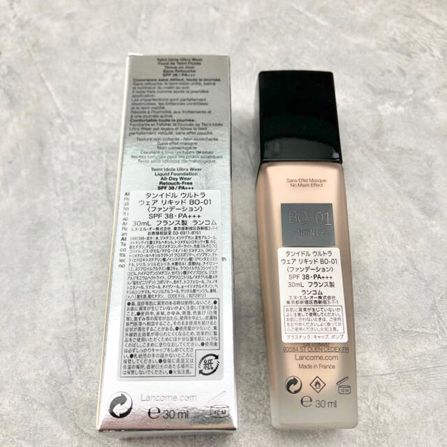 LANCOME(ランコム)の【新品】ランコムタンイドルウルトラウェアリキッドBO-01【送料込】 コスメ/美容のベースメイク/化粧品(ファンデーション)の商品写真