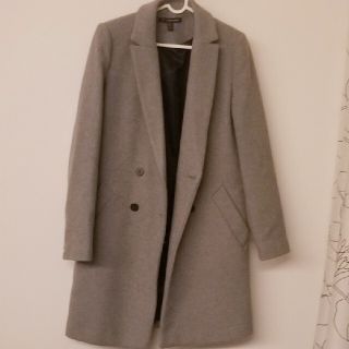 ザラ(ZARA)の値下げZARA trf outwear グレーチェスターコート(チェスターコート)