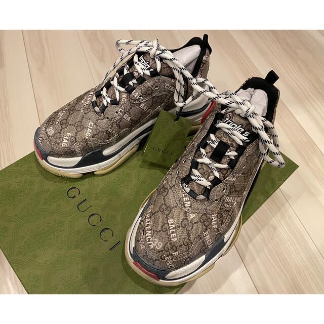 Gucci(グッチ)の新品☆GUCCI×BALENCIAGA☆【39】triple S メンズの靴/シューズ(スニーカー)の商品写真