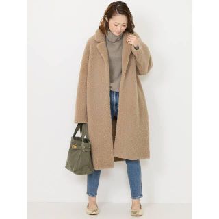 美品✨ 定価19万 EVERYDAY I LIKE ムートンチェスターコート