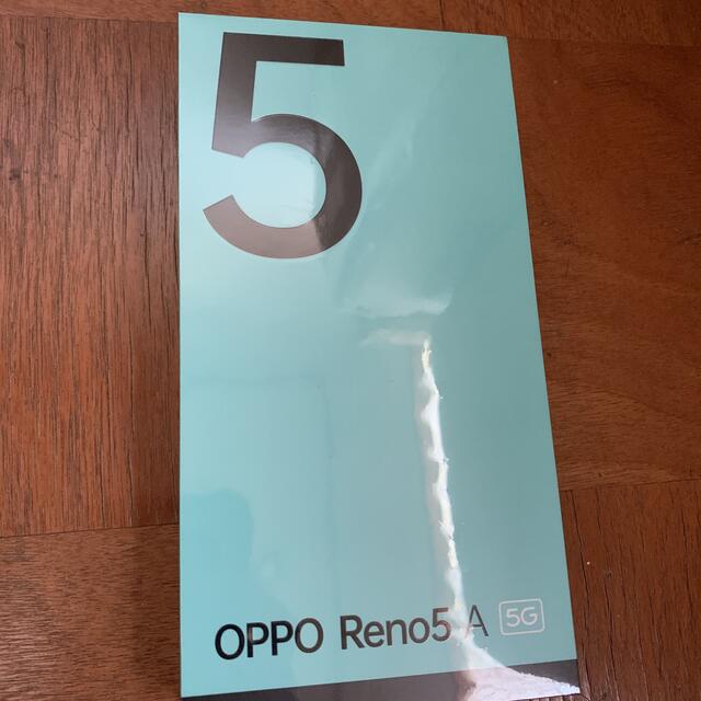 スマホ/家電/カメラ【新品未開封】OPPO Reno5A  アイスブルー