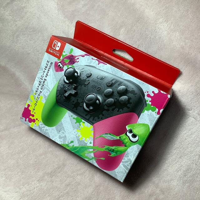 NintendoSwitch Proコントローラースプラトゥーン2エディション①