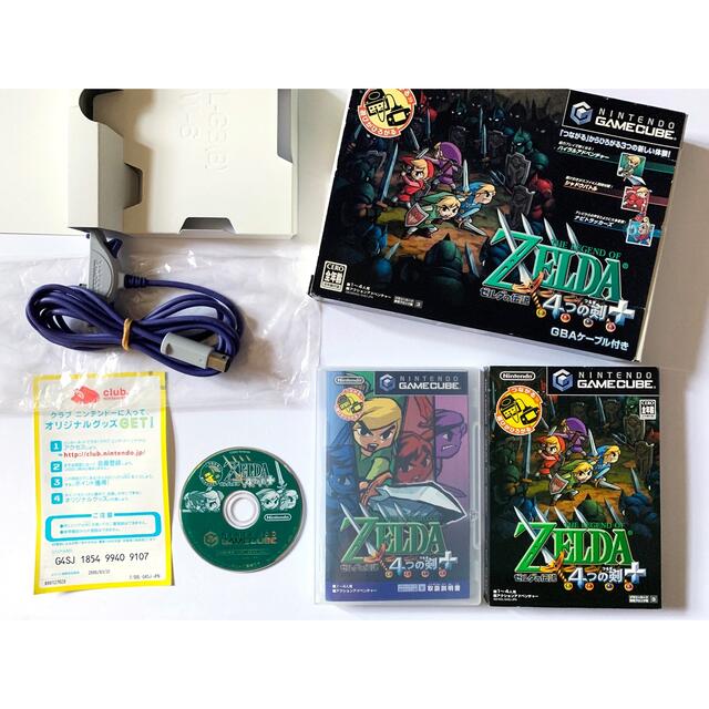 ゲームキューブ ゼルダの伝説 4つの剣 GBAケーブル有　Gamecube GC