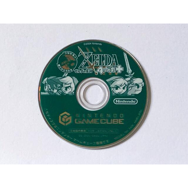 ニンテンドーゲームキューブ(ニンテンドーゲームキューブ)のゲームキューブ ゼルダの伝説 4つの剣 GBAケーブル有　Gamecube GC エンタメ/ホビーのゲームソフト/ゲーム機本体(家庭用ゲームソフト)の商品写真