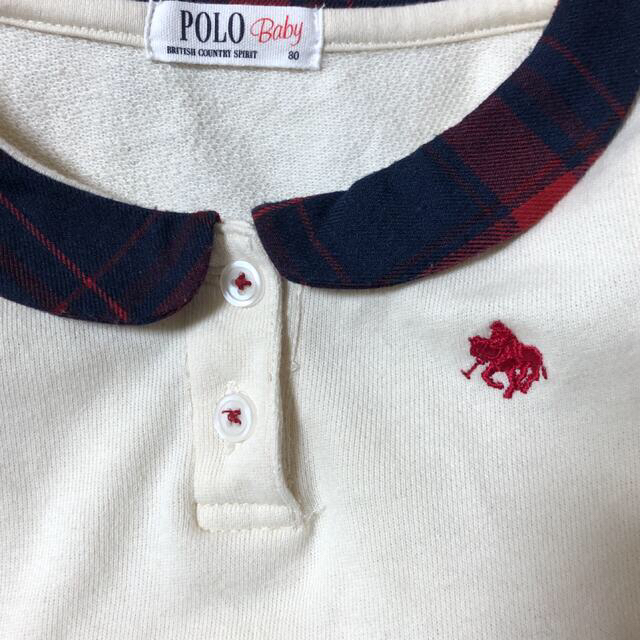 POLO RALPH LAUREN(ポロラルフローレン)のPOLO baby ワンピース80 キッズ/ベビー/マタニティのベビー服(~85cm)(ワンピース)の商品写真