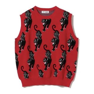 ジエダ(Jieda)のTTT_MSW 21AW Panther Vest M size(ニット/セーター)