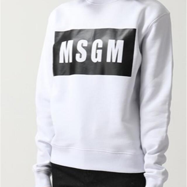 新品 MSGM 　スウェット　エムエスジーエム