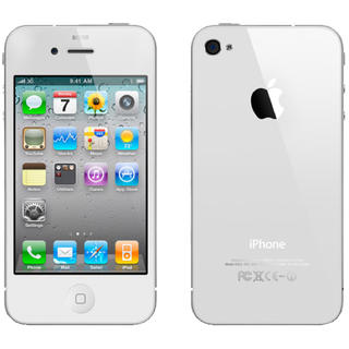 アップル(Apple)の【美品】 iPhone4S au 16GB iOS7.1.2 【完品】(スマートフォン本体)