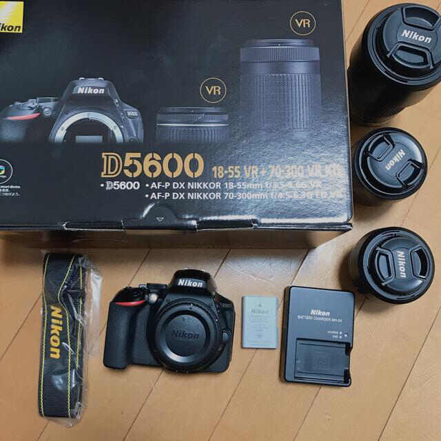 39000円 安いそれに目立つ Nikon D5600 ダブルズームキット