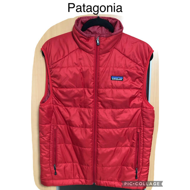 Patagonia パタゴニア　プリマロフト　ダウンベスト　赤　レッド　S