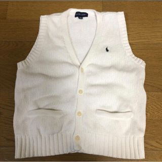 ラルフローレン(Ralph Lauren)のtetsu様専用　ラルフローレン ベスト 120 白 記名有り(その他)