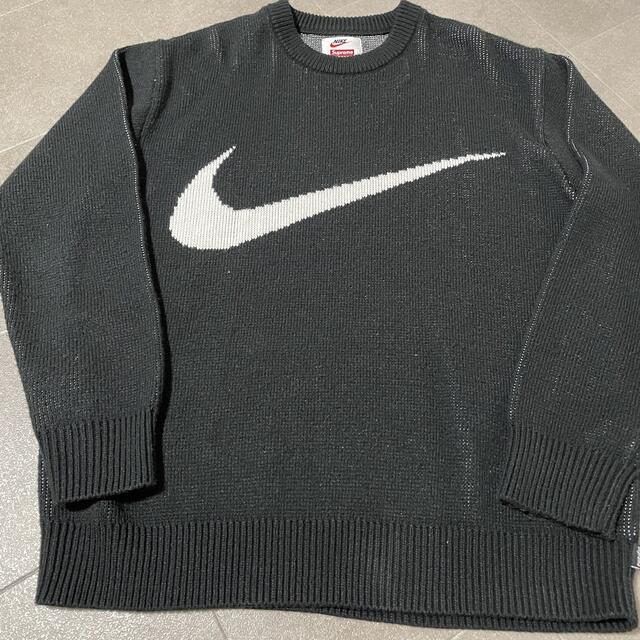 19ss Supreme  NIKE ニット sweater セーター　L