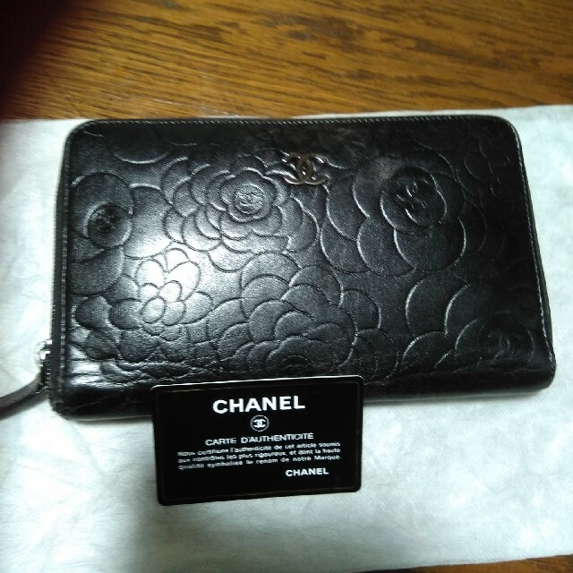 CHANELカメリアパスポートケース正規品