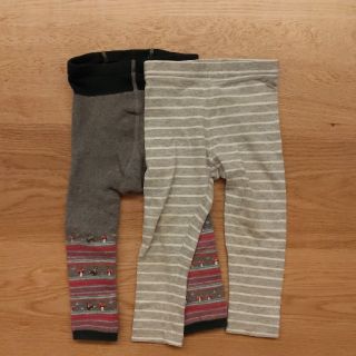 オールドネイビー(Old Navy)のキッズ・ベビー　レギンス　90.95   2枚セット(パンツ/スパッツ)