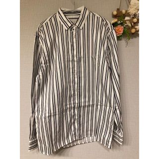 ザラ(ZARA)のZARA メンズMストライプシャツ リラックスフィット　きれいめ(シャツ)